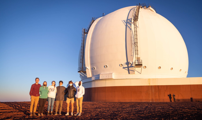 Members of our group visit the W. M. Keck Observatory